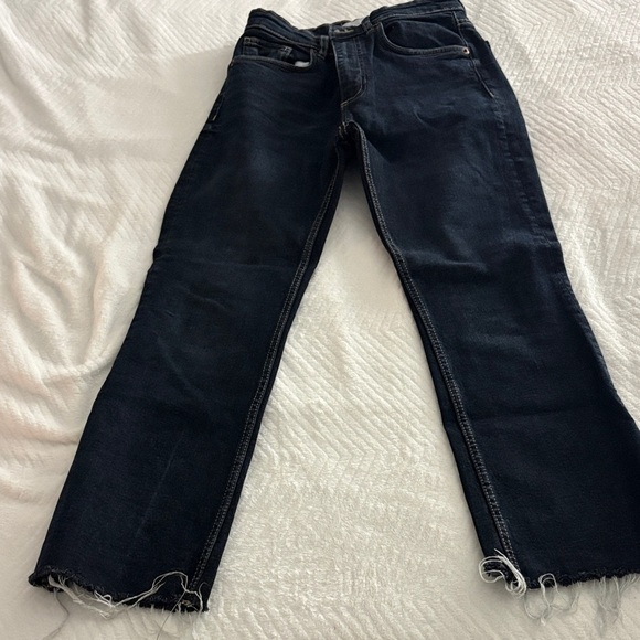 Zara Denim - Zara Dark Blue Straight Leg Women's Jeans